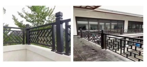 Chinese Antique Aluminum Guardrail
